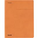Dossier de classement FALKEN, format A4, 3 rabats, carton Manila, orange