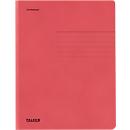 Dossier de classement FALKEN, format A4, 3 rabats, carton Manila, rouge