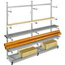 Draagarmstelling KR 3000, complete stelling, basissectie, verzinkt