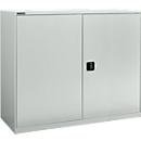 Draaideurkast Schäfer Shop Select MS-i 12412, plaatstaal, B 1200 x D 400 x H 1215 mm, 3 OH, lichtgrijs, tot 150 kg 