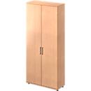 Draaideurkast TETRIS WOOD – B 1000 x D 421 x H 2270 mm (hoogte inclusief glijders) – 6 OH - beuken decor – ons merk Schäfer Shop Genius
