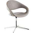 Draaifauteuil SAMBA, belastbaar tot 200 kg, Fauteuil, grijs