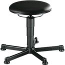 Drehhocker 9467, mit Gleitern, Sitz Kunstleder