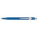 Druckbleistift CARAN D'ACHE 844 Colormat-X, 0,7 mm, Aluminium, Metallclip, Minenresevoir, Slimpack, blau
