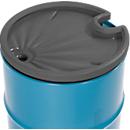 Drum funnel, with sieve