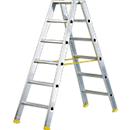 Dubbele trapladder MEHRSI®, 6 treden, 9 kg