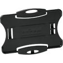 Durable Ausweishalter Eco, für 1 Karte, 10 Stück, Hoch - oder Querformat, B 54 x H 87 mm, recycelter Kunststoff, schwarz