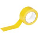 Durable Basic marking tape, for indoor use, self-adhesive, removable, W 50 mm, soft PVC, yellow