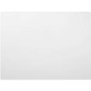 Durable desk pad, with decorative groove, anti-glare, non-slip, 530 x 400 mm, transparent