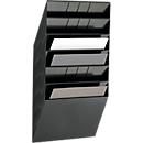 DURABLE folderhouder Flexiboxx 6, 6 vakken, A4, liggend, zwart