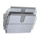 DURABLE folderhouder Flexiplus, 2 vakken, A4, liggend, transparant