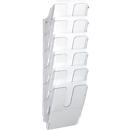 DURABLE folderhouder Flexiplus 6, 6 vakken, A4, hoog, transparant