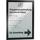 DURABLE Inforahmen Duraframe, DIN A4, 2 Stück, schwarz