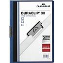 DURABLE klemmap DURACLIP, A4, kunststof, met clip, donkerblauw