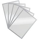 DURABLE magneetlijst DURAFRAME MAGNETIC, A4, zilver-metallic, 5 stuks