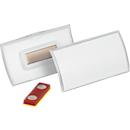 Durable Namensschilder Click Fold, 40 x 75 mm, Konvex, Magnet, 10 Stück
