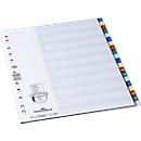 DURABLE PP-indexbladen, Letters A-Z