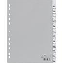 DURABLE PP-indexbladen met verwisselbare tabs, kalender/getallen jan.-dec./1-12, grijs