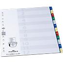 DURABLE PP-Register, Zahlen 1-12