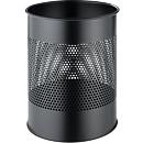 DURABLE Prullenbak- staal - 14,7 L - Ø 260 x H 315 mm - zwart