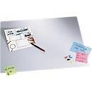 Durable Schreibunterlage, mit Dekorrille, blendfrei, rutschfest, 650 x 500 mm, transparent