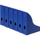 DURABLE tijdschriftenhouder Basic, A4, polystyreen, blauw