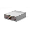 Durable Varicolor drawer box, 3 drawers, DIN C4