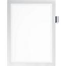 Duraframe information frame NOTE A4, magnetic front, silver-metallic