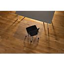 Duragrip Meta- RS Office Products vloerbeschermingsmat, voor harde vloeren, VAB®-kleeflaag, structuur, transparant, L 1200 x B 1300 mm