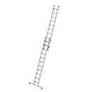 Echelle coulissante à marches Munk, 2 parties, traverse nivello®, stable sur surfaces inégales, utilisation intérieure/extérieure, 11 + 10 marches