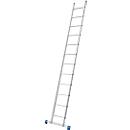 Échelle simple en alu Stabilo, 12 barreaux, avec traverse