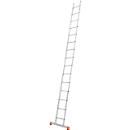 Echelle simple Krause Sibilo, 1 partie, 15 échelons, jusqu'à 150 kg, bouchon de pied, L 360 x P 60 x H 4400 mm, aluminium