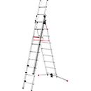 Échelle universelle ProfiLOT Hailo, EN 131, système LOT, marches réglables jusqu'à 540 mm, jusqu'à 150 kg, 2 x 9 + 1 x 8