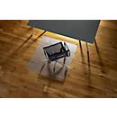 Ecogrip® Solid-RS Office Products alfombrilla de protección de suelos, para suelos duros, capa adhesiva VAB®, antideslizante e ignífuga, 1100 x 1200 mm, PC, transparente