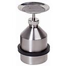 Economy moistener, stainless steel 1.4404, 1 l, Ø 132 x H 258 mm, spring-loaded watering plate