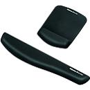 Economy set Fellowes PlushTouch Keyboard wrist rest and mouse pad wrist rest, black