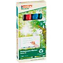 Edding 28 EcoLine whiteboardmarker, ronde punt, navulbaar, set van 4