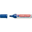 edding 550 permanent marker, Ronde punt 3-4 mm, blauw, 10 stuks