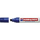 edding 800, avec pointe biseautée, 4-12 mm, bleu, 1 p.