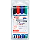 edding flipchartmarkers 380, ronde punt, set van 4