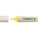 edding highlighter 24 EcoLine, 90% hernieuwbare grondstoffen, navulbare, gele inkt, 10 stuks