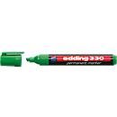 EDDING Marcador permanente 330, con punta de cuña, 1-5 mm 1 pieza, verde