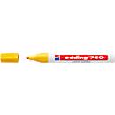 EDDING paint markers 750, 2-4 mm, geel, 10 stuks