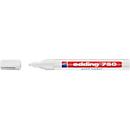 EDDING paint markers 750, 2-4 mm, wit, 10 stuks