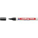 EDDING paint markers 750, 2-4 mm, zwart, 10 stuks