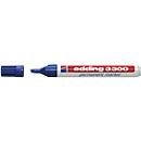 EDDING permanent marker 3300, met wigvormige punt, 1 stuk, blauw
