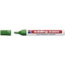 EDDING permanent marker 3300, met wigvormige punt, 1 stuk, groen
