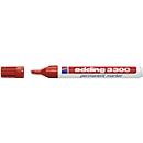 EDDING permanent marker 3300, met wigvormige punt, 1 stuk, rood