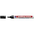 EDDING permanent marker 3300, met wigvormige punt, 1 stuk, zwart