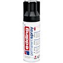edding Spray 5200, 200 ml, Premium-Acryllack matt, Sprühbreite ca. 50-60 mm, schwarz matt